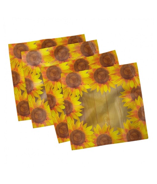 Sunflower Set of 4 Napkins  12