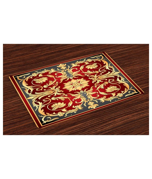 Turkish Pattern Place Mats  Set of 4