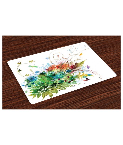 Watercolor Dreams Place Mats Set of 4