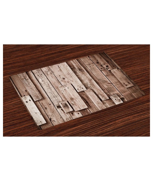 Wooden Place Mats  Set of 4