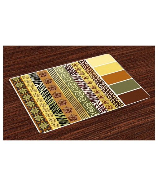 Zambia Place Mats  Set of 4