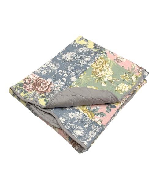 Emma Traditional Floral Quilted Throw  50