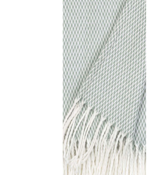 Herringbone Fringed Throw  60