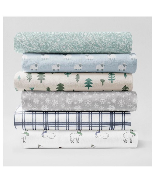 Cotton Flannel 4-Piece Sheet Set  Twin