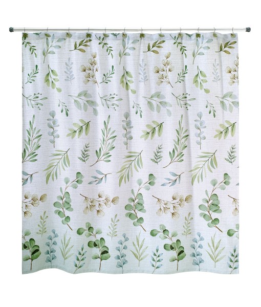 Ombre Leaves Shower Curtain