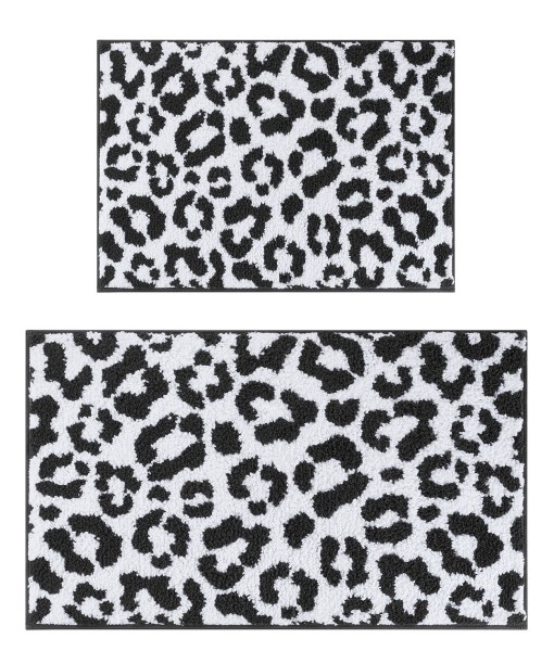 Ombre Leopard 2-Piece Bath Rug Set