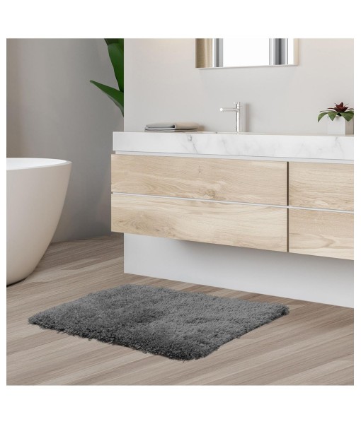 Ultra Soft Non Slip Shaggy Bath Rug - Small 17