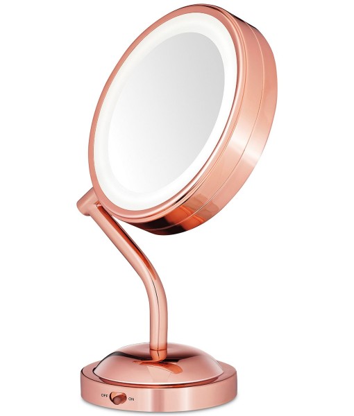 Reflection Rose Gold Light Mirror