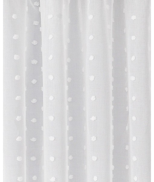 Snowball Shower Curtain With 3D Snowballs