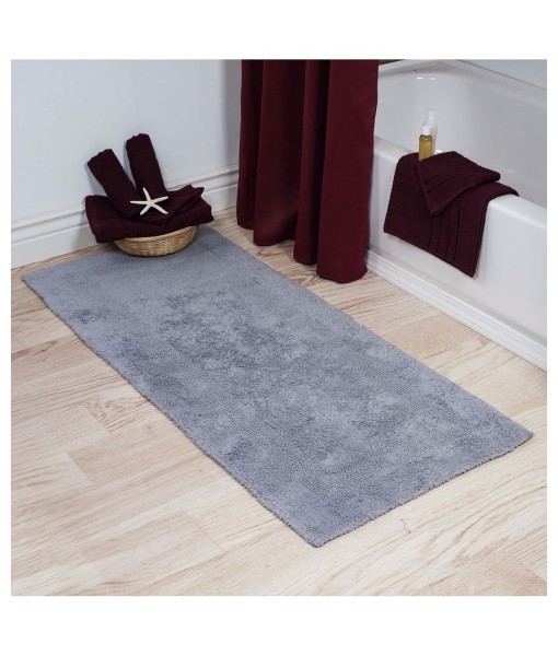 Home Plush Cotton Reversible Bath Mat