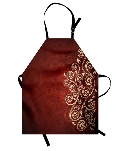 Burgundy Apron