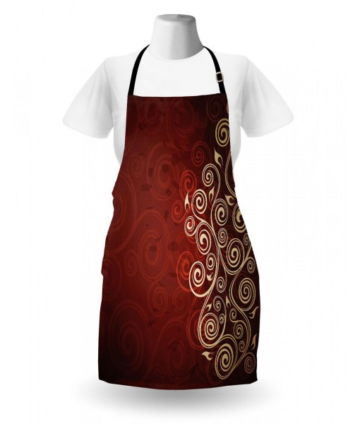 Burgundy Apron