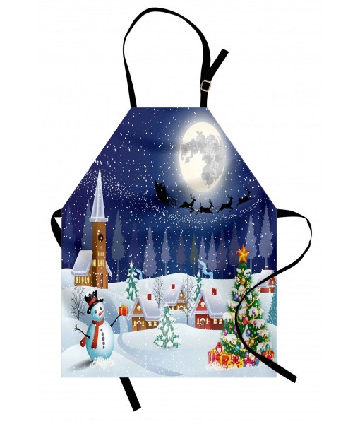 Glittering Snowflakes Apron